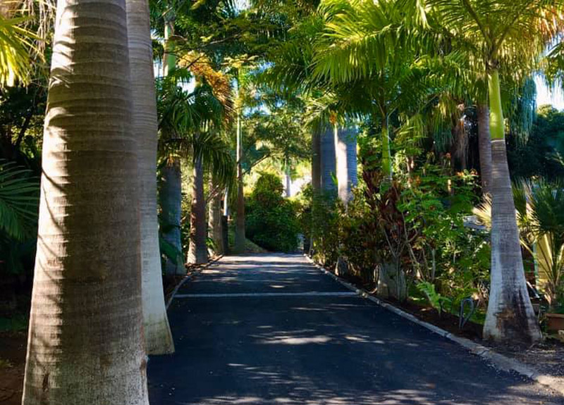 Un nouveau chemin d'accès pour se rendre facilement jusqu'à l'esplanade du jardin d'ama.